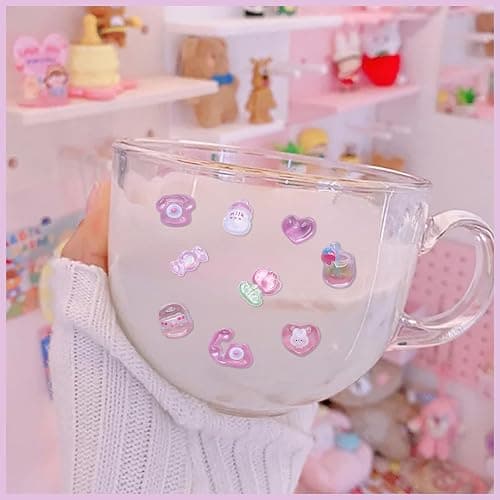 3D Cute Cartoon Pink Rabbit Puff Stickers - Kawaii Mini Puffy Reusable Stickers for Scrapbooks, Planner, Journals, Laptops, Phone Case Decoration thumbnail 7