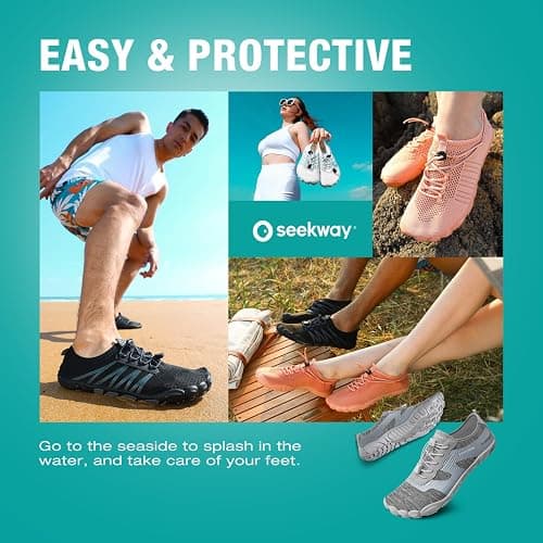 SEEKWAY Water Shoes Men Women Adult Quick-Dry Aqua Sock Barefoot for Beach Swim River Pool Lake Hiking Kayaking Surfing thumbnail 7