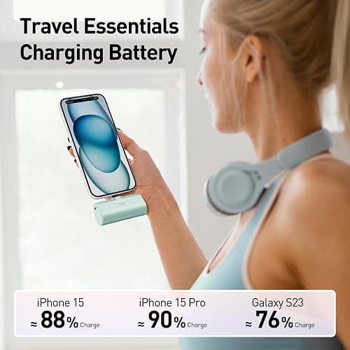 iWALK Portable Charger for iPhone 17/16/15 USB-C Small Power Bank 20W 4,500mAh Fast Charging Battery Pack Compatible with iPhone 15/16/17 Plus/17 Pro/17 Pro Max, Samsung Galaxy S25/S24/S23 Android thumbnail 5