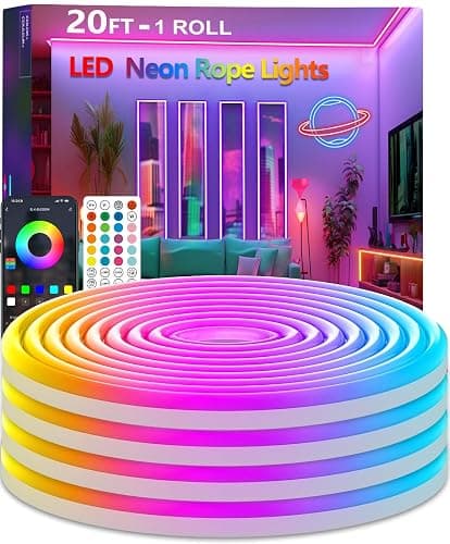 20Ft Neon Rope Lights  - Image 1