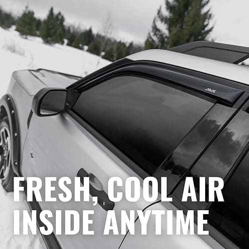 Auto Ventshade [AVS] Outside Mount Rain Guards for 2024-2025 Toyota Tacoma, Double/EXT CAB ONLY | Window Vent Visors, 4 pcs. - Smoke | 94270 thumbnail 5