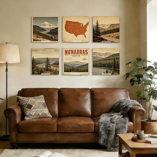 Kalami 6 Pack Vinyl Record Holder Wall Mount Self Adhesive | Acrylic Record Shelf Display Racks for LP Album Covers CD Book Pictures Frame thumbnail 7