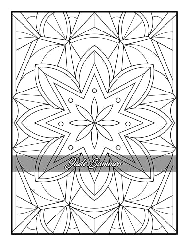 100 Amazing Patterns: An Adult Coloring Book with Fun, Easy, and Relaxing Coloring Pages thumbnail 83