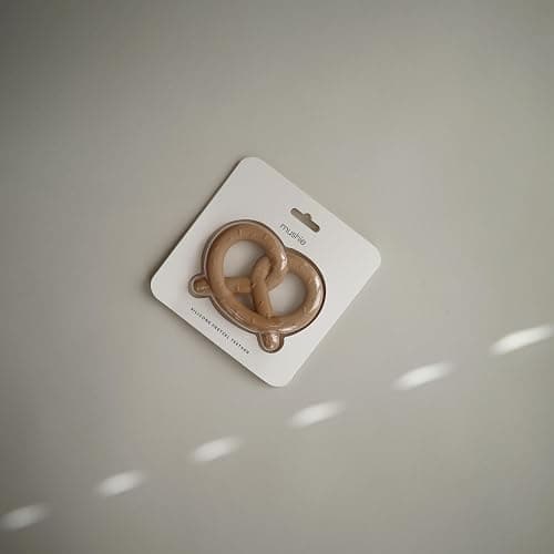 mushie Silicone Baby Teether Toy | Pretzel thumbnail 8