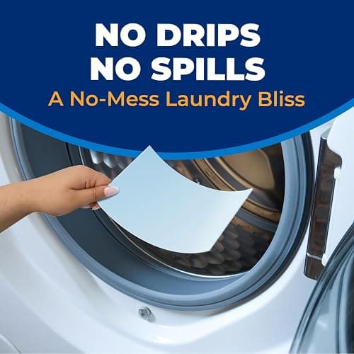 Arm & Hammer Power Sheets Laundry Detergent, Fresh Linen 50ct, up to 100 Small Loads (Packaging may vary) thumbnail 7