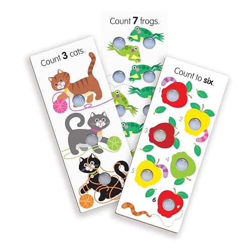 Melissa & Doug Poke-a-Dot! Numbers, Shapes & Colors Jumbo Learning Cards, 13 Double Sided Interactive Flash Cards, Educational Activities for Toddlers & Preschoolers, Ages 1+ thumbnail 4