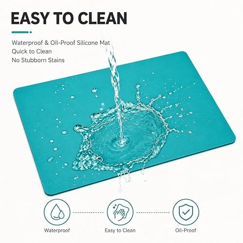 Hot Glue Gun Mat, Non-Stick Heat Resistant Silicone Craft Pad, 11.8" x 15.7" Glue Gun Drip Mat for Crafts, DIY Projects, Workbench Protection, Glue Gun Accessories thumbnail 6
