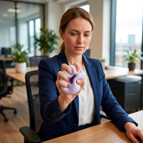 Glitter Stress Balls, Stress Ball Set for Office Workers and Students, Hand Therapy for Anxiety Relief and Focus Enhancement, Three Piece Pack with Assorted Colours thumbnail 5