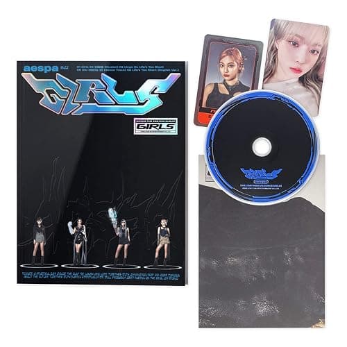 aespa - 2nd Mini Album [Girls] (KWANGYA Ver.) Photo Book + CD-R + Sticker + Folded Poster + Polaroid Card + Photo Card + Poster + 2 Pin Button Badges + 4 Extra Photocards - Image 1