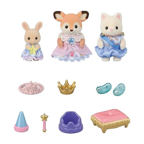 Sylvanian Families Epoch Sylvanian Families Epoch Recital Set, Princess and Glass Shoes, S-77, ST Mark Certified, for Ages 3 and Up thumbnail 8
