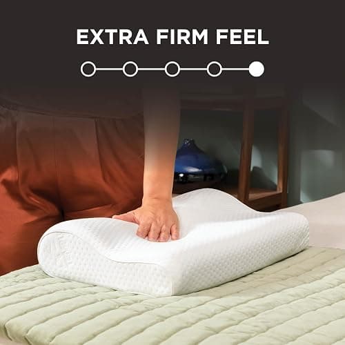 Tempur-Pedic TEMPUR-Ergo Neck Pillow, Large Profile, White thumbnail 5