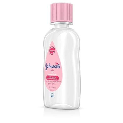 Johnson's Baby Oil, Pure Mineral Oil to Prevent Moisture Loss for Newborn, Kids, and Adults, Gentle and Soothing Baby Massage Oil, Dry Skin Relief, Hypoallergenic, Original Scent, 3 fl. oz thumbnail 12