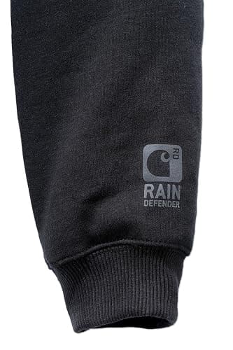 Carhartt Men's Rain Defender Relaxed Fit Midweight Sherpa-Lined Full-Zip Sweatshirt thumbnail 7
