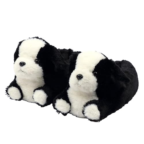 Aopuro Novelty Women Animal Slippers Cute Soft Plush House Shoes | Fluffy Warm Slippers Cartoon Gifts for Birthday Christmas - Image 1