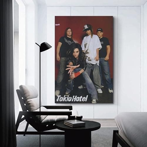 CHAUE Tokio Hotel Band Poster for Bedroom Aesthetic Canvas Art Wall Decor 12x18inch(30x45cm) thumbnail 3
