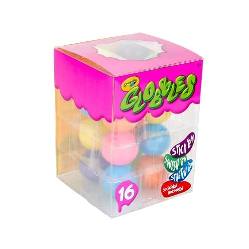 Crayola Globbles Squish Toys (16ct), Easter Egg Toy & Essential Easter Basket Stuffers, Sticky Stress Ball for Adults & Kids, Squishy Balls, Calming Sensory Gift for Stress Relief thumbnail 3