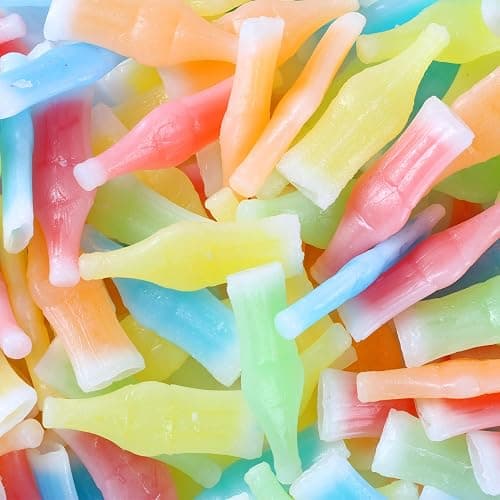 Wax Bottle Candy - 3 Pounds - Juice Filled Wax Candies - Kids Summer Party Candy - Candies for Pinatas, Parades, Goodie Bag Fillers - Bulk Candy thumbnail 2