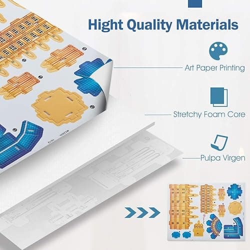 CubicFun 3D Puzzles for Kids Ages 8-10 - London City | STEM Projects Arts Crafts for Girls Ages 8-12 - 3D Puzzle Birthday Gifts for 8 Year Old Girls, Birthday Toys, Valentine Gift thumbnail 6