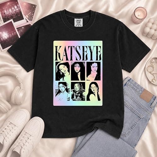 KATSEYE Shirt World Tour Vintage Tee, Kpop Fan Gift Heavyweight Cotton Graphic thumbnail 2