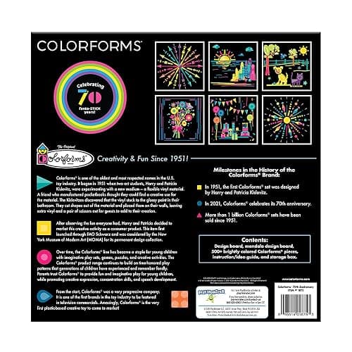 Colorforms Stickers for Kids, 70th Anniversary Box Set - Stickers for Adults, Arts and Crafts, Scrapbook Stickers, Kids Crafts, 500+ Kids Stickers, Stickers for Boys and Girls Ages 3+ thumbnail 6