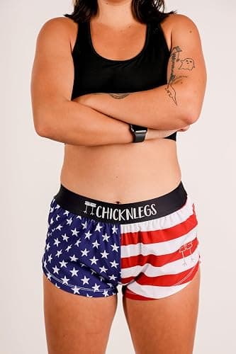 ChicknLegs Women's 1.5" Split Running Shorts thumbnail 3