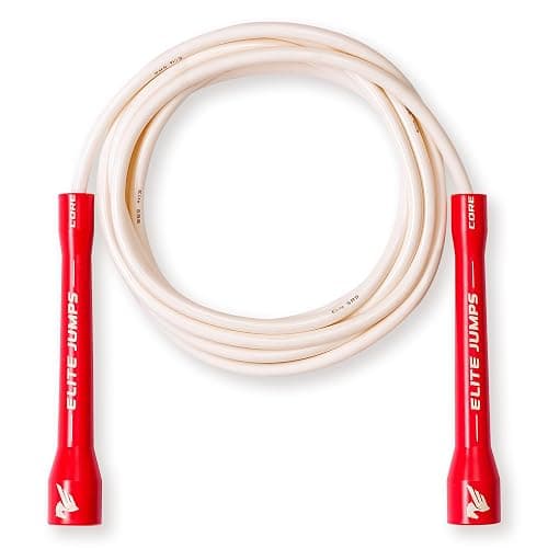 Elite Jumps Core Jump Rope - Indoor/outdoor adjustable jump rope for Training and Fitness - 6mm PVC Skip Rope for Fitness - Unbreakable Handles with Tangle-Free Jumping Rope for Workout - Image 1