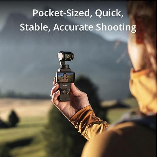 DJI Osmo Pocket 3, Vlogging Camera, 4K/120fps Vlog Camera, 3-Axis Stabilization, Face/Object Tracking, + 64GB Memory,Handle, Grip Software + More (Vlogging Bundle) (Renewed) thumbnail 9