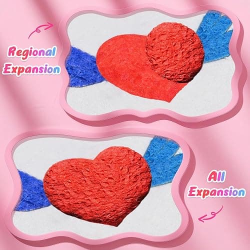 SHXYKZ 95 Pcs Magic Foam Texture Painting Kit, 3D Puffy Paint Kit Including 46 Pcs Magic Foam Paper, 24 Colors Dual-tip Marker Pen, DIY Creative Craft Set for Kids, Ideal Gifts for Boys and Girls thumbnail 4