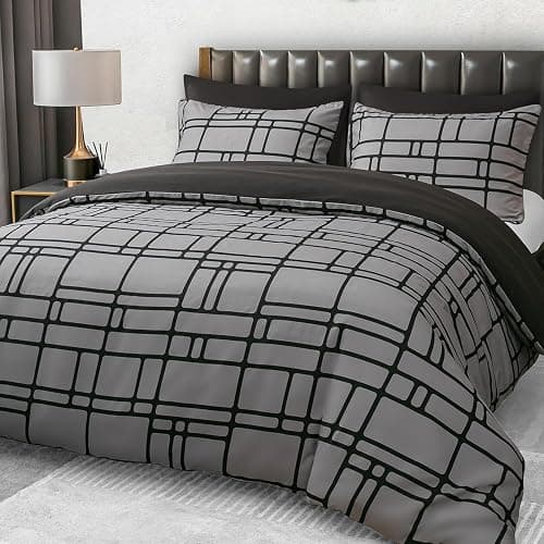 Pamposh Double Duvet Set Premium Brushed Microfiber Duvet Cover Double Ultrasoft Hypoallergenic Duvet Double Cover Set Non Iron Luxury Bedding Sets With Zipper Closure - Image 1