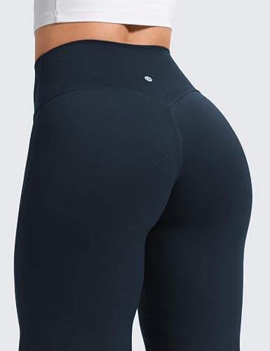 CRZ YOGA Softretch No Front Seam Wide Leg Pants 28''/ 30''/ 32" for Women - High Waist Yoga Lounge Buttery Soft Comfy Casual thumbnail 4