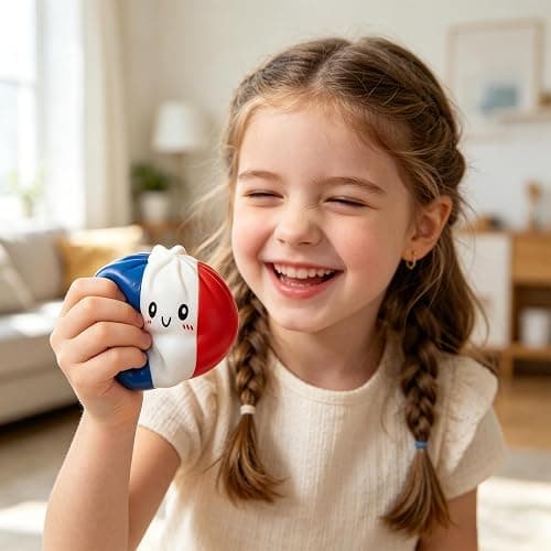 MLUTJINOO Glitter Dumpling Squishy,Jumbo Dumpling Squeeze Stress Toys Patriotic USA Flag Slow Rising Squeeze Toys for Relaxation Relief Party Favor 4Th of July Decor,United States thumbnail 5