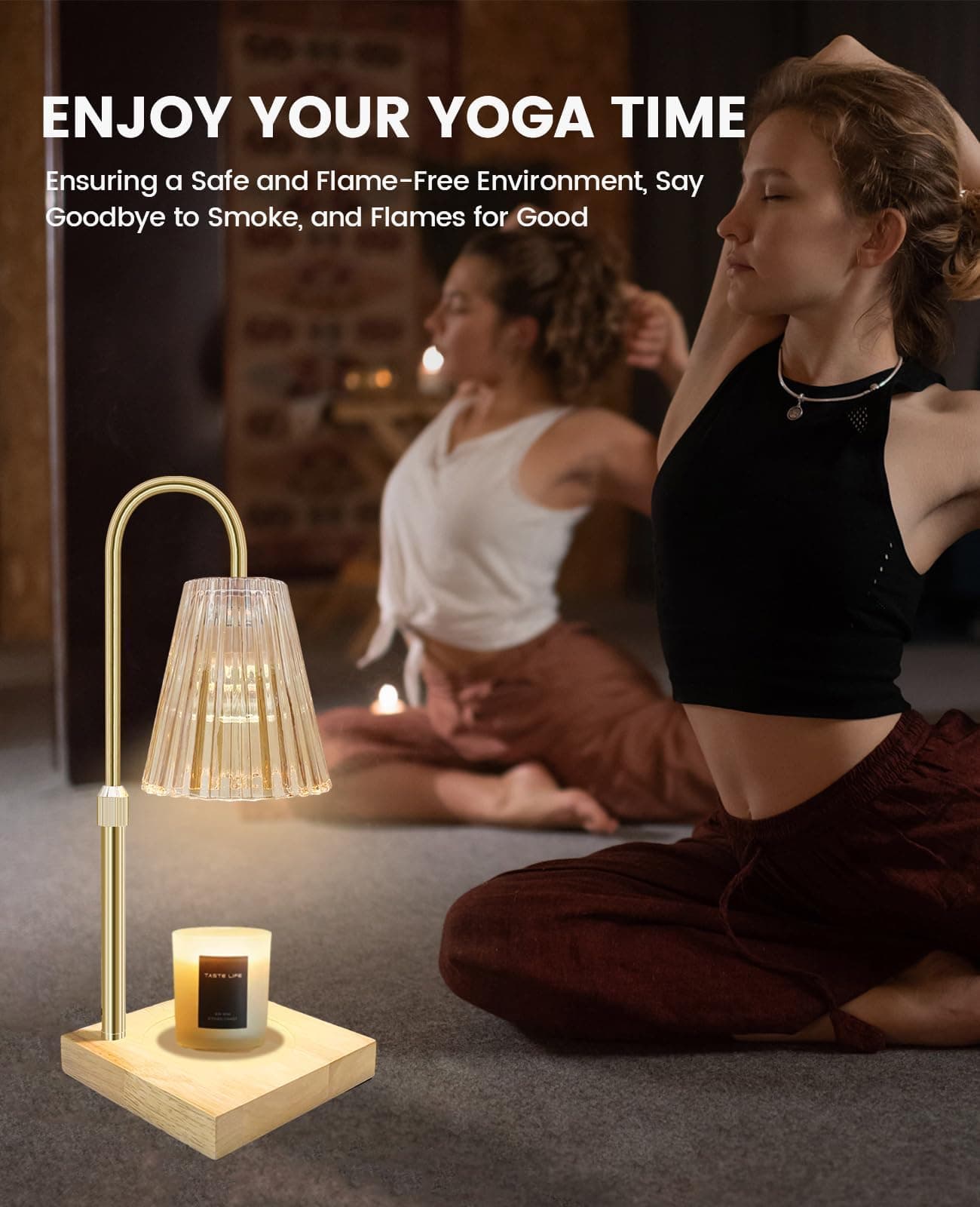 Candle Warmer Lamp with Timer Dimmer Adjustable Height thumbnail 6