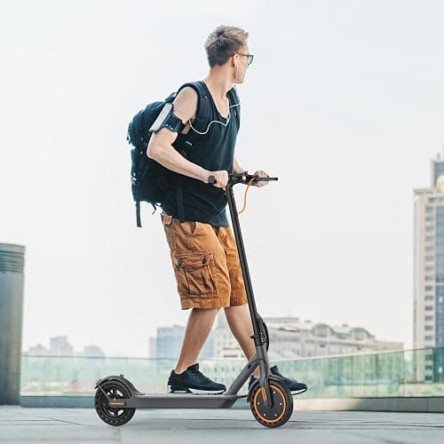 VOLPAM Electric Scooter, 350W/500W Powerful Motor, 8.5"/10" Solid Tires, 19/22Mph, 28/21/16 Miles Range, Dual Braking thumbnail 4