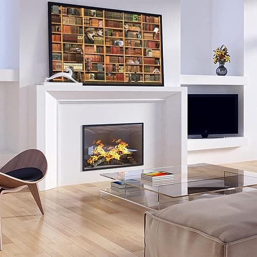 Cats Library Jigsaw Puzzle, 1000+ Piece Funny Kitten Bookshelf Puzzles, Challenging Animal Pet Lover Gifts for Friends & Family Activity Game Nights thumbnail 2