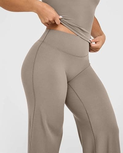 OQQ Yoga Pants Women High Waist Stretch Casual Soft Straight Leg Bottoms thumbnail 3
