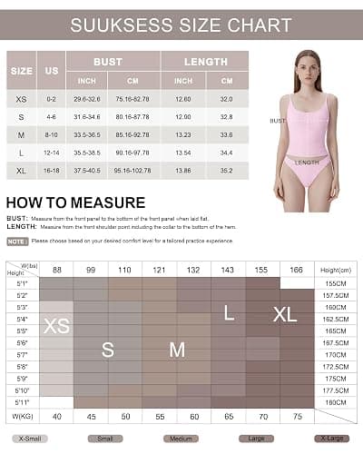 SUUKSESS Women Padded Scoop Neck Tank Tops Double Line Going Out Basic Camisole Top thumbnail 6