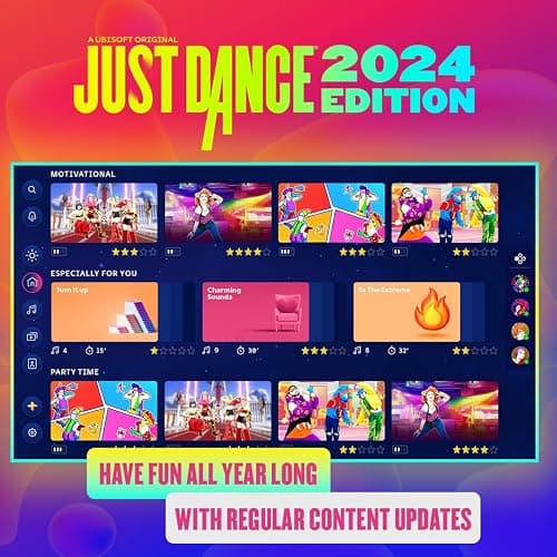 Just Dance 2024 Edition - Amazon Exclusive Bundle | Nintendo Switch (Code in Box & Ubisoft Connect Code) thumbnail 5