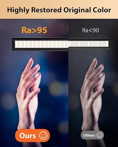 iFalarila 2024 Version Lampe de Bureau 160 LED avec Pince, 3 Modes, Plus Lumineuse, Flexible à 360° avec Adaptateur USB pour Travail, l'Étude ou Lecture thumbnail 5