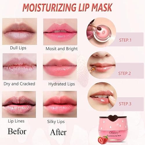 10 PCS Bee Lip Balm Honey Pot, Honey Lip Balm Bulk, Moisturising Sleep Lip Mask Overnight with Sticks, Reduce Lip Lines, Exfoliating Prevention Dry and Crack Lip Scrubs thumbnail 6