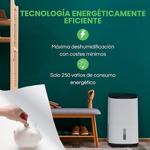 Deshumidificador y purificador de aire MeacoDry Arete One 25L – Ultra silencioso y de bajo consumo - gran capacidad para eliminar humedad y moho con filtro HEPA eficiente thumbnail 6