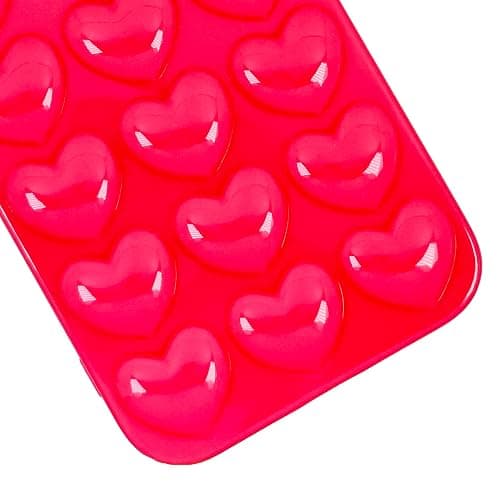 DMaos for iPhone 16 Plus Case for Women, 3D Pop Bubble Heart Gel Cover, Cute Girly for iPhone16 Plus 6.7 inch - Hot Pink thumbnail 5