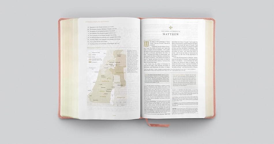 ESV Women's Study Bible (TruTone, Pink, Floral Bloom Design): Holy Bible, English Standard Version – Christian Gifts for Women thumbnail 5