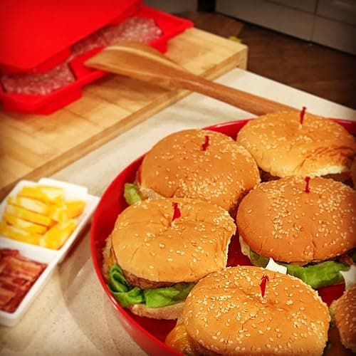 Shape+Store Burger Master Innovative 8-in-1 Burger Press & Freezer Container Makes 8 Quarter-Pound Burgers 32 Oz., Tasty Amazing Burgers, Easy-To-Clean & Dishwasher Safe thumbnail 10