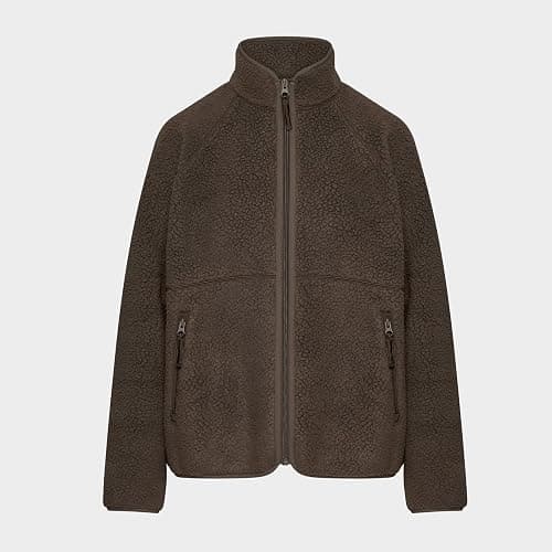 Hixiaohe Womens Fuzzy Fleece Jacket Fall Winter Warm Long Sleeve Sherpa Coats Casual Full Zip Up Outerwear with Pockets thumbnail 8