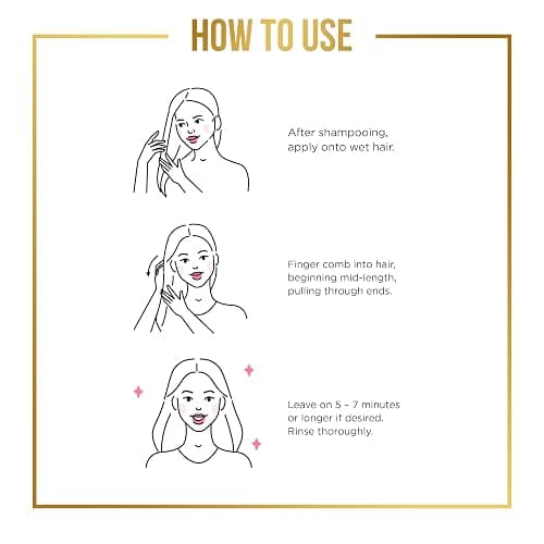 Pantene Hair Mask, Deep Conditioning Hair Mask for Dry Damaged Hair, Miracle Rescue, 190 mL Bronze,1 thumbnail 3