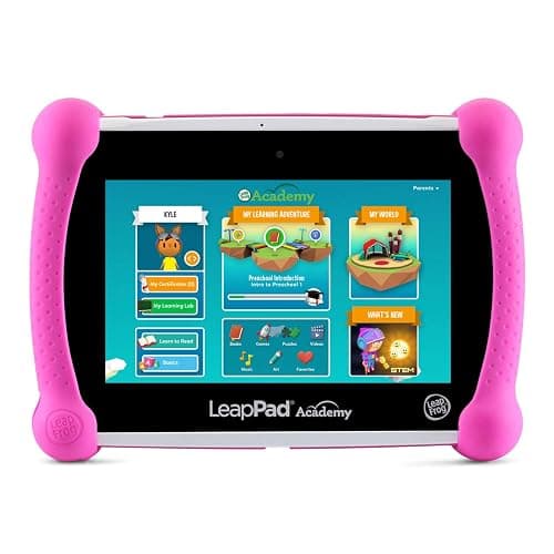 LeapFrog LeapPad Academy Kids’ Learning Tablet, Pink - Pink thumbnail 2