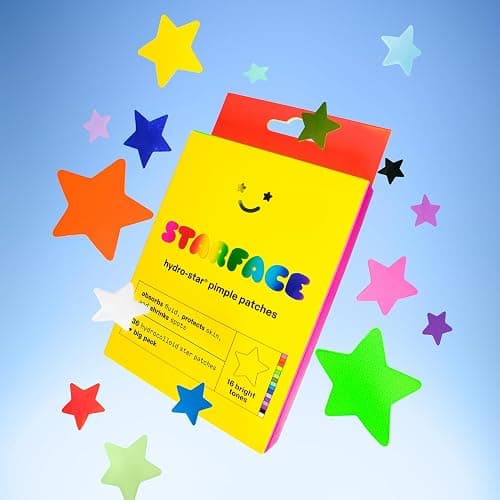 Starface Hydro-Star® Play Pack Pimple Patches, Hydrocolloid, Clinically Proven Spot Shrinking in 6 Hours, Absorb Fluid, Reduce Redness, 16 Fun Colors, Vegan, Cruelty-Free Skincare (36 Count) thumbnail 11