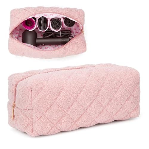 HiTotes Hair Tools Travel Bag Compatible with Dyson Airwrap Cute Floral Travel Case for Shark Flexstyle Hair Tools Organizer - Image 1
