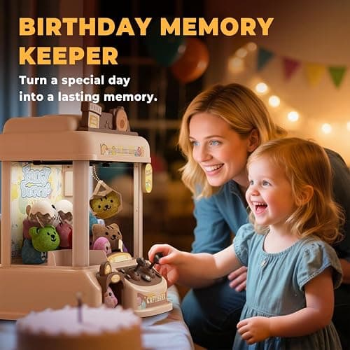 Claw Machine for Kids, Capybara Mini Machine for Age 3+, Toy Claw Machines with Plush and Squishy Prizes for Girls, Candy Grabber Dispenser Toy for Boys, Birthday Gifts for Kids Age 3 4 5 6 7 8 thumbnail 7