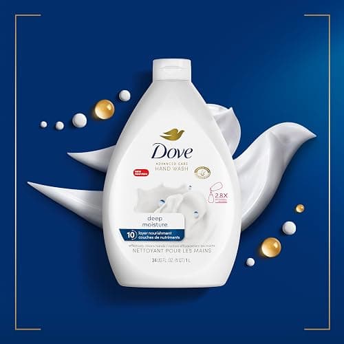 Dove Advanced Care Deep Moisture Hand Wash for soft, smooth skin Bottle Refill nourishes skin 10 layers deep 1 L (Pack Of 3) thumbnail 4